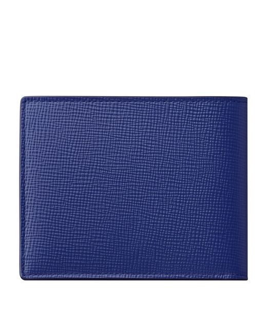 Cartier Blue Grained Leather Losange Wallet for men
