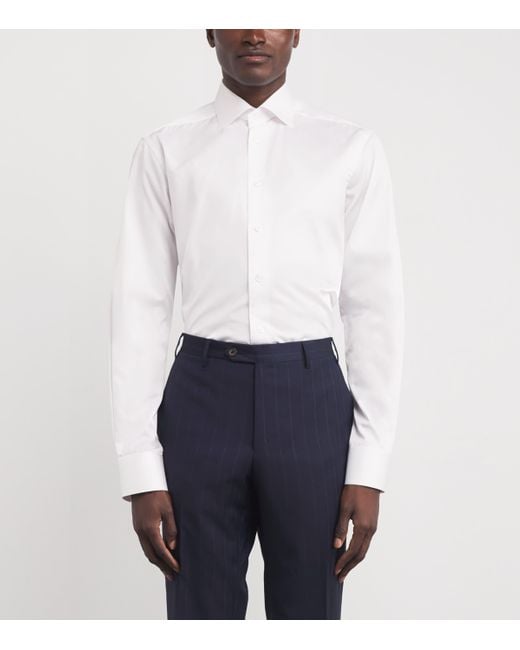 Eton of Sweden White Organic Cotton Elevated Contemporary-Fit Shirt for men