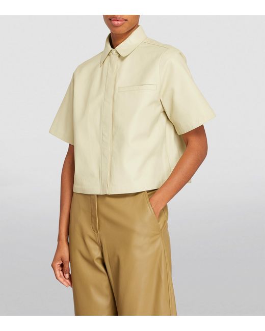 Yves Salomon Natural Leather Shirt