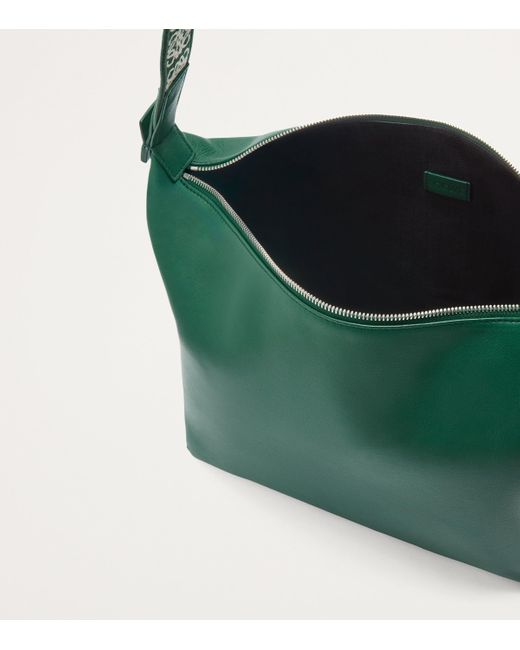 Loewe Green Leather Cubi Shoulder Bag for men