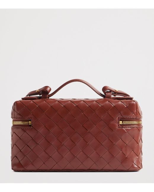 Bottega Veneta Red Bang Bang Vanity Case Bag