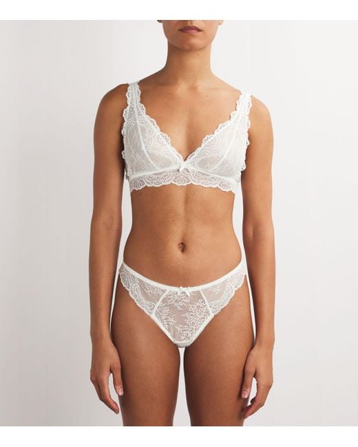 Aubade White Lace Bralette