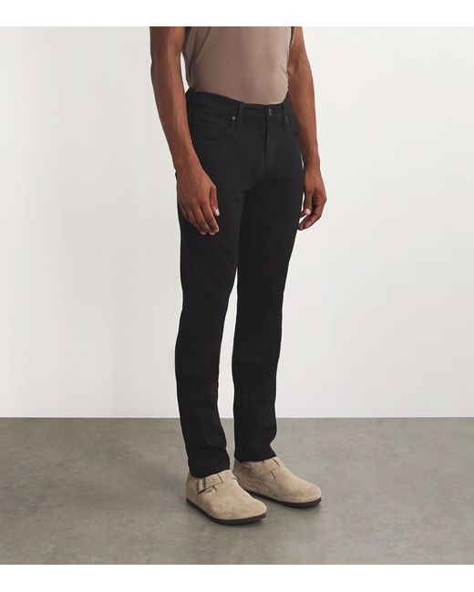 PAIGE Black Lennox Slim Jeans for men