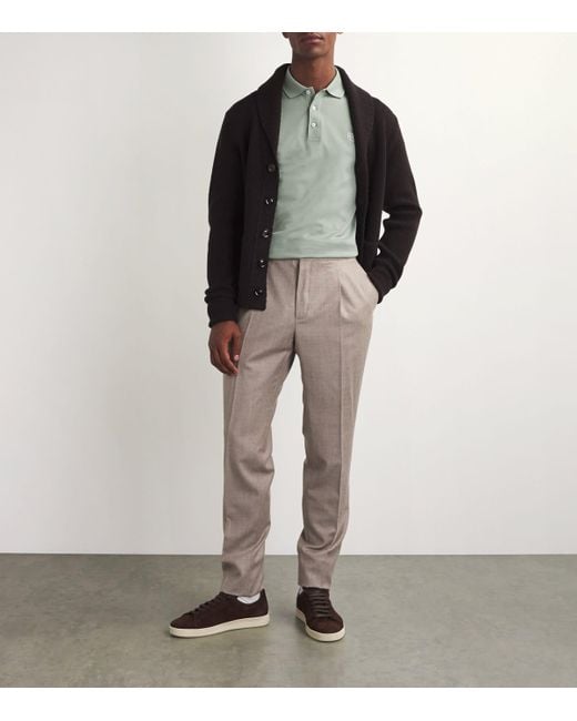 Ralph Lauren Ralph Lauren Label Cotton Polo Shirt in Green for Men Lyst UK