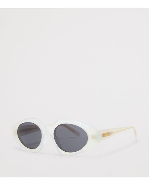 Loewe Gray Triangle Slim Sunglasses