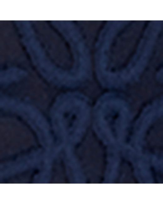 Loewe Blue Cotton-Wool-Silk Anagram Appliqué Scarf