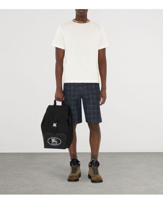 Burberry Black Orkney Flap Backpack for men