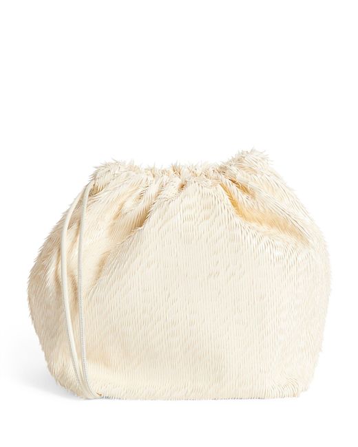 Jil Sander Natural Leather Dumpling Cross-body Bag