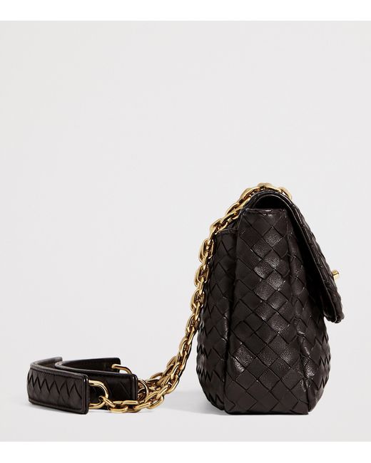 Bottega Veneta Black Leather Madison Shoulder Bag