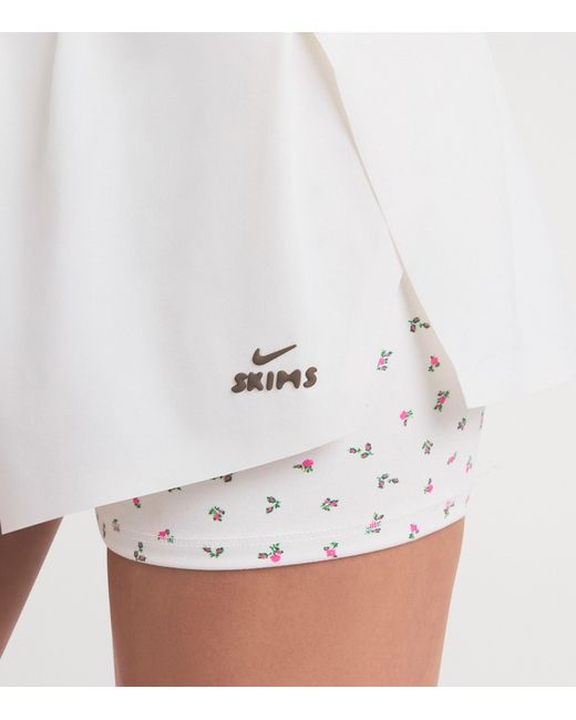NikeSKIMS White Runner Shorts