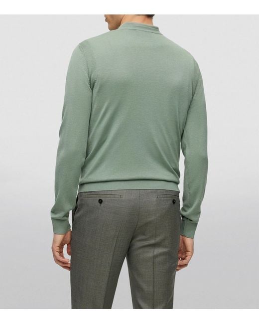 Boss Green Wool-Blend Sweater for men