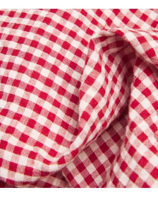 Posse Pink Gingham Halterneck Lori Midi Dress