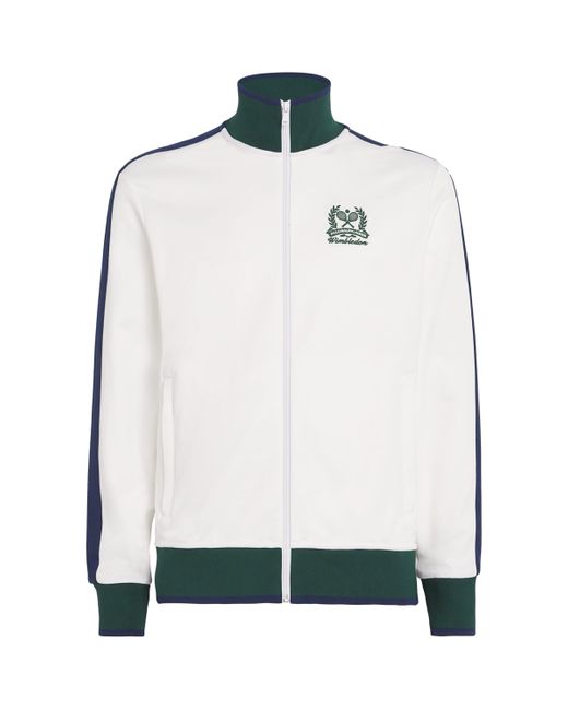 Ralph Lauren White X Wimbledon Zip-Up Track Jacket for men