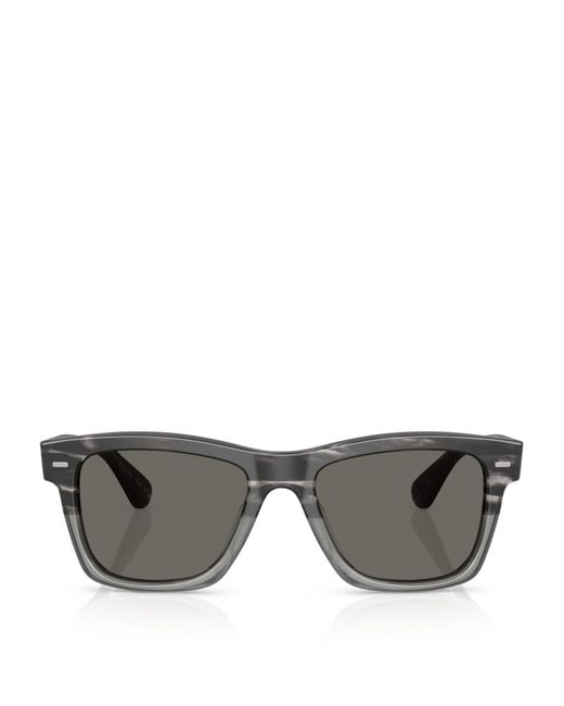 Oliver Peoples Gray Acetate Oliver Sun Sunglasses for men