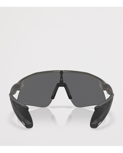 Oakley Gray Stunt Devil Rectangle Sunglasses