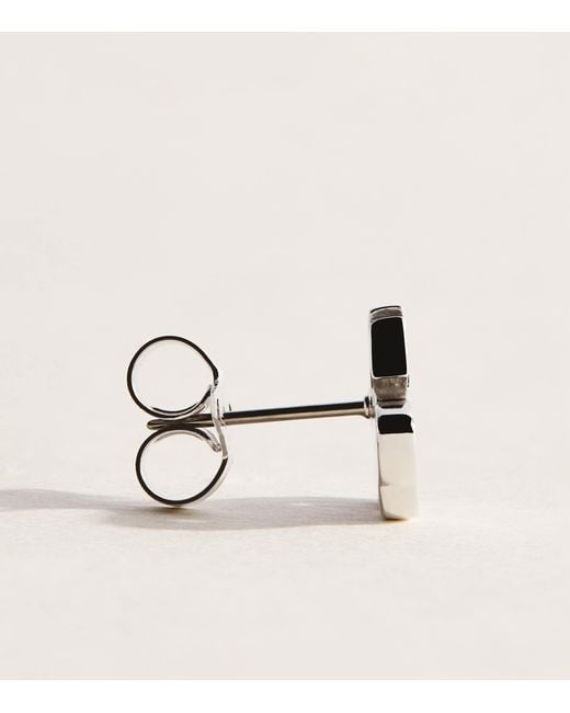 Vivienne Westwood White Marinetta Single Earring for men