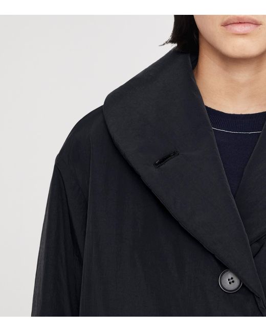 AllSaints Blue Darcie Puffer Jacket