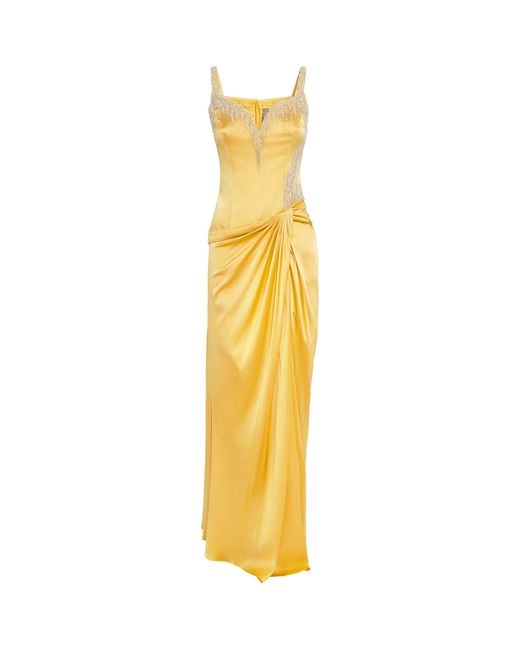 Gaurav Gupta Metallic Silk Solar Radiance Gown