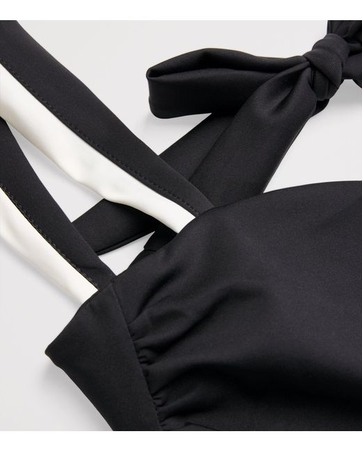 Away That Day Black Cannes Bikini Top