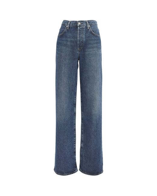 Citizens of Humanity Blue Annina Wide-Leg Jeans