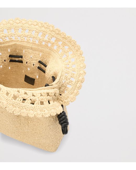 Loewe Natural X Paula's Ibiza Raffia Flamenco Purse