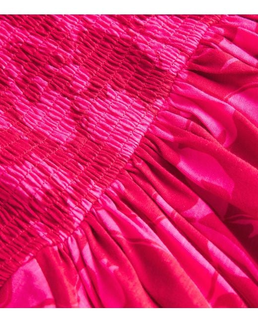 ME+EM Pink Me+em Tulip Print Maxi Dress