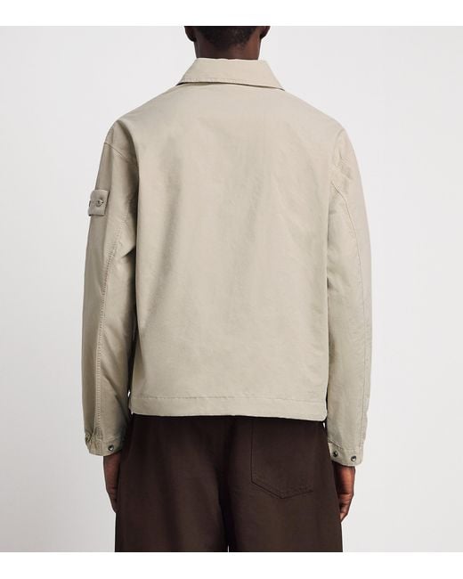 Stone Island Natural David Light-Tc Ghost Coach Jacket for men
