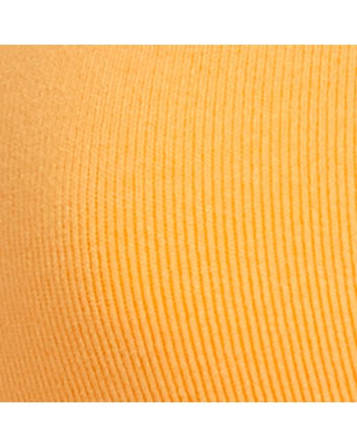 Eres Orange Show Bandeau Bikini Top
