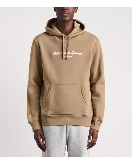 Polo Ralph Lauren Natural Logo Embroidered Hoodie for men