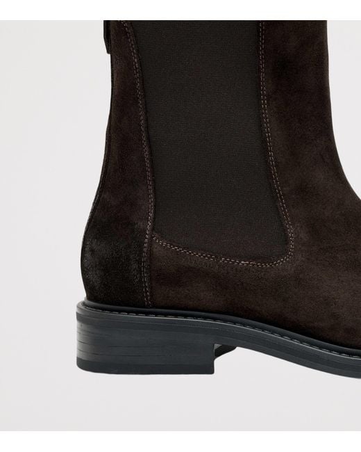 AllSaints Black Suede Beryl Boots