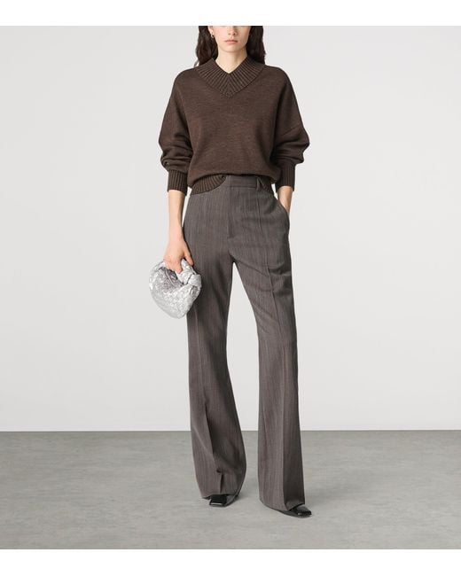 Bottega Veneta Metallic Mini Leather Jodie Top-Handle Bag