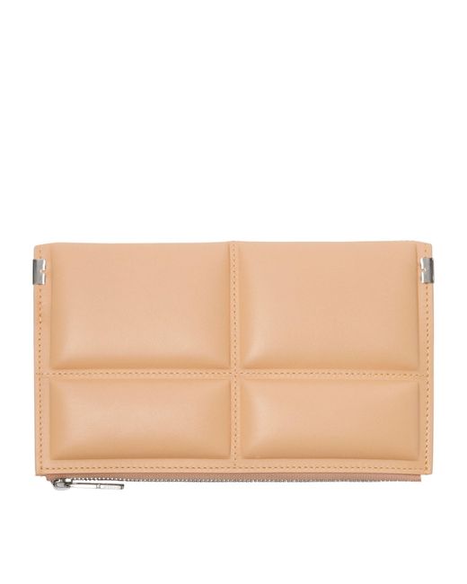 Burberry Natural Leather Large Snip Wallet