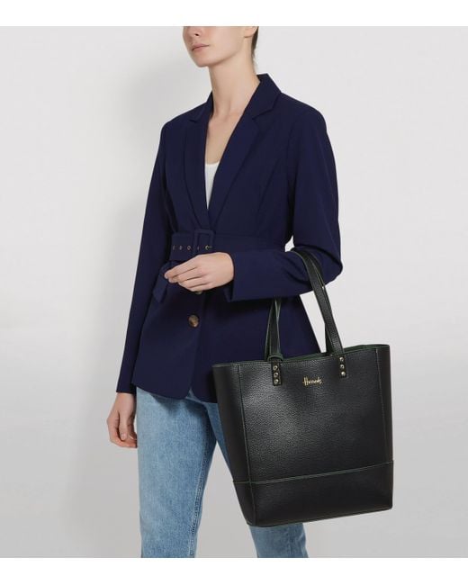 Harrods Green Fern Tote Bag