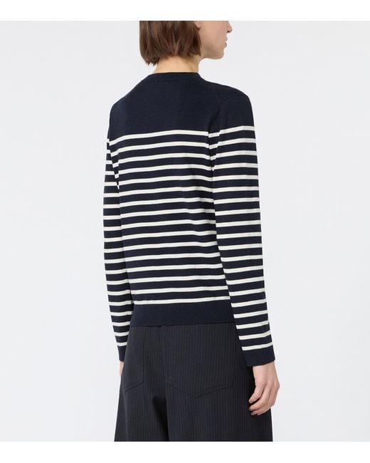 Weekend by Maxmara Blue Stripe Sweater