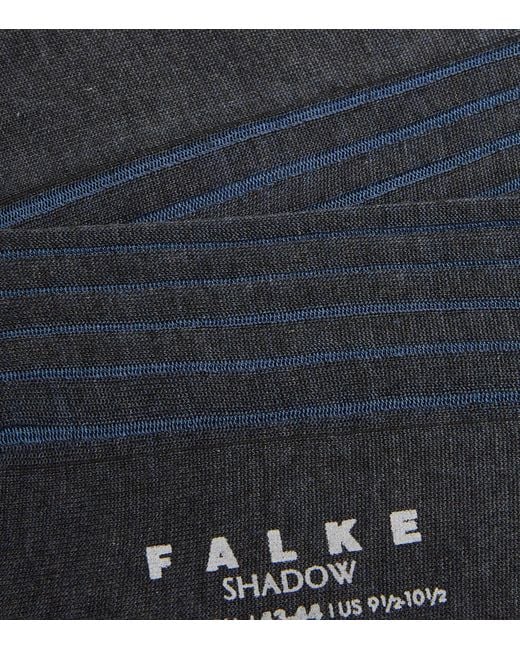 Falke Black Striped Shadow Socks for men