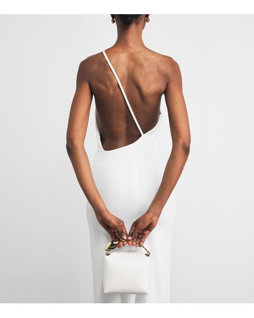 Solace London White Crepe Alexandra Maxi Dress