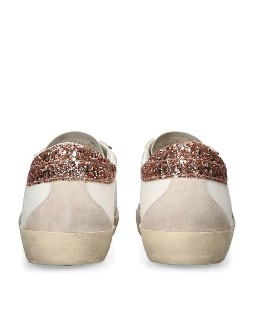 Golden Goose Deluxe Brand White Leather Super-Star Sneakers