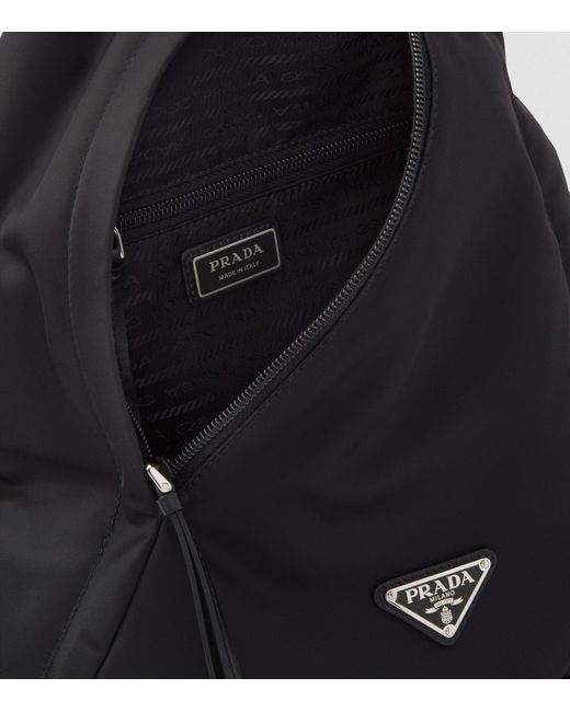 Prada Black Re-nylon Backpack for men