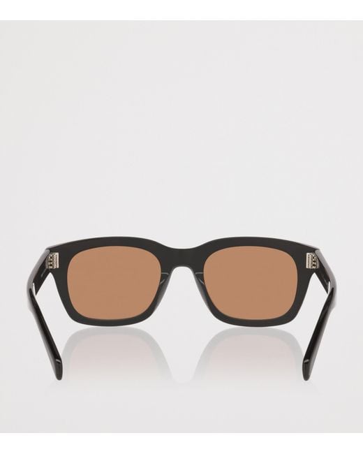 Céline Brown Acetate 3 Dots Cl40232I Irregular Sunglasses for men