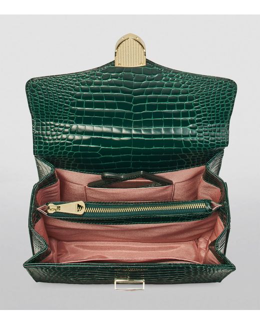 Aspinal Green Mayfair Top-Handle Bag