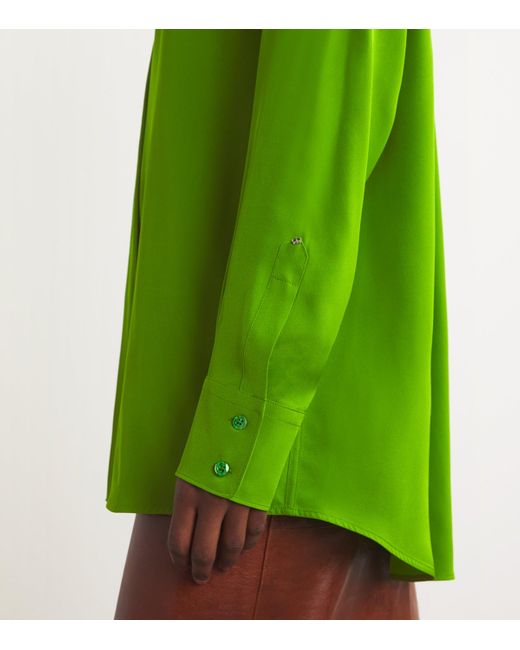 Sportmax Green Silk Shirt