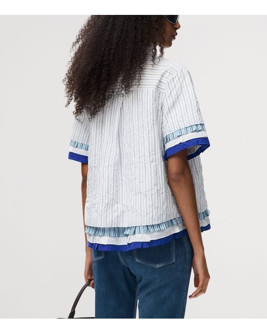 Loewe Blue Layered Shirt