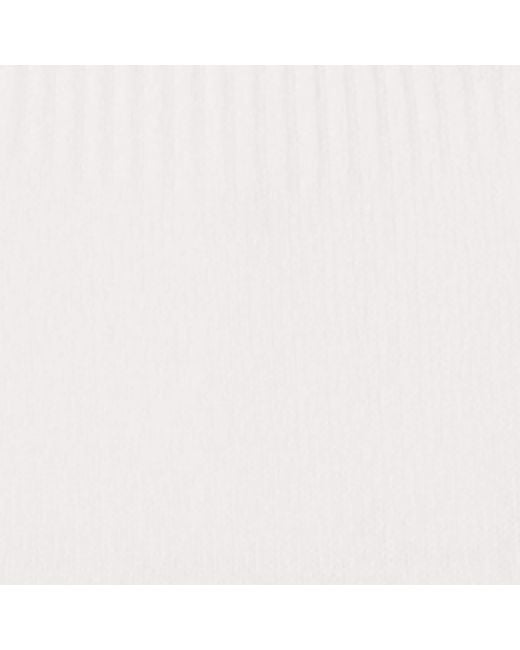 vuori White No Show Performance Socks for men