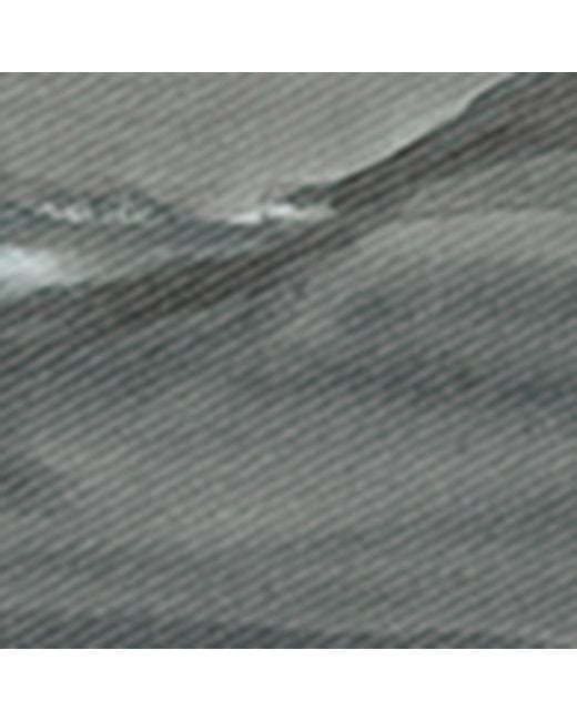 Max Mara Gray Silk Printed Square Scarf