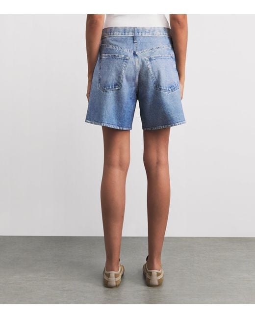 Rag & Bone Blue Miramar Kaia Shorts