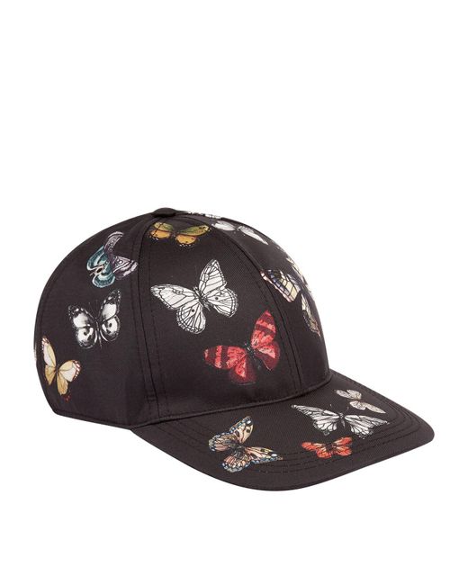 Dolce & Gabbana Multicolor Butterfly Print Baseball Cap for men