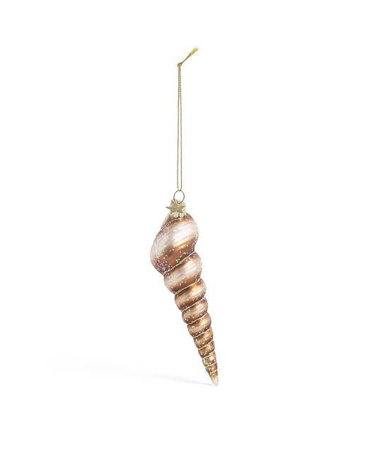 Harrods Metallic Turritella Shell Tree Decoration