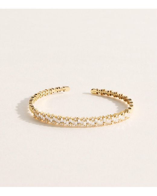 Suzanne Kalan Natural And Diamond Classic Shimmer Bangle