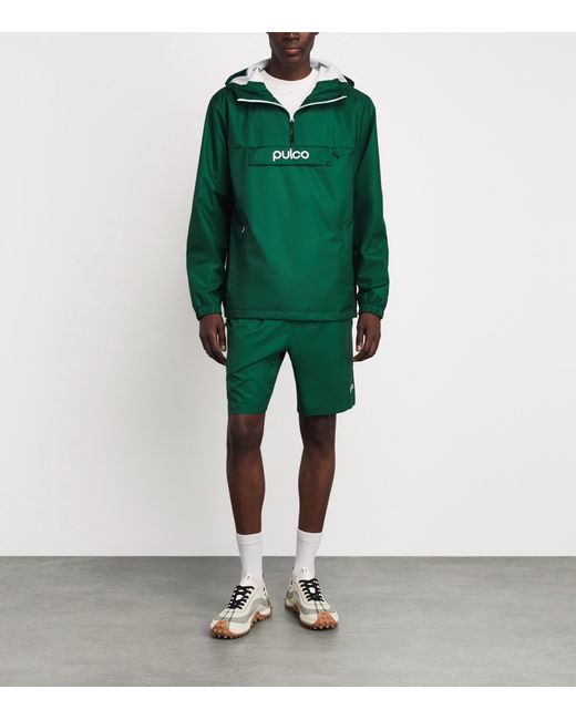 Pulco Studios Green Water-Resistant Coaches Jacket for men