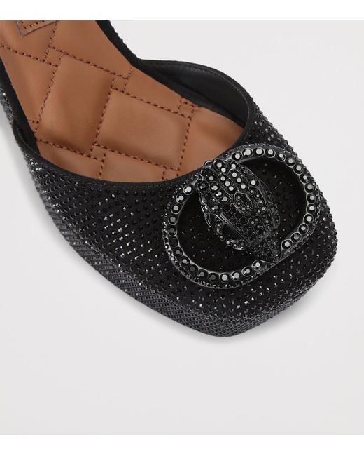 Kurt Geiger Black Embellished Chelsea Platform Pumps